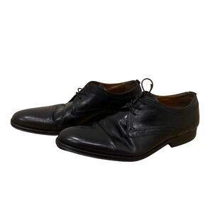 Aldo, Men's Black Leather Dress Shoes, with Lace-Up Detail, Size 43